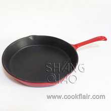 Colorful Enamel Cast Iron Fry Pan