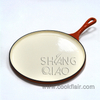 Round Cast Iron Enamel Crepe Pan