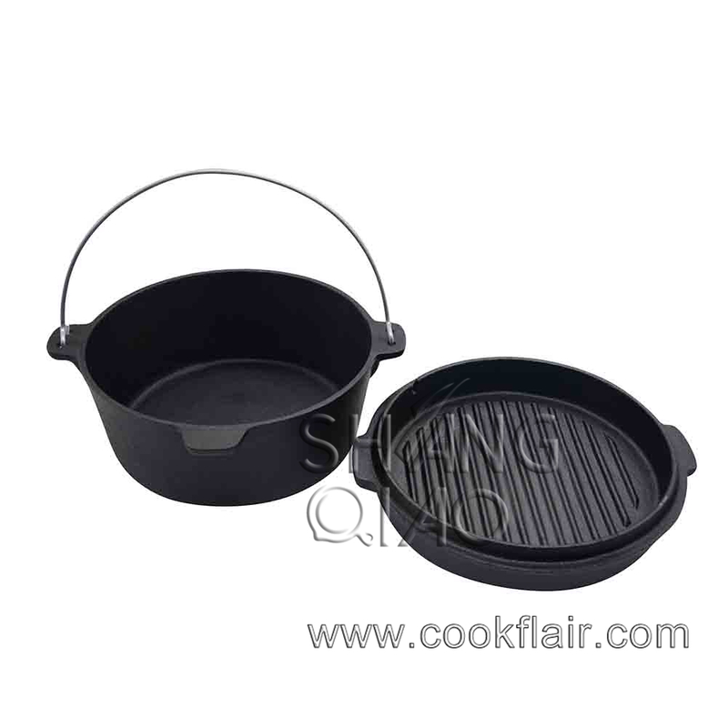 Heavy-duty Cast Iron Dutch Oven