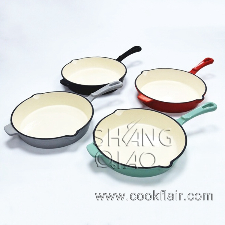 Enameled Cast Iron Skillet