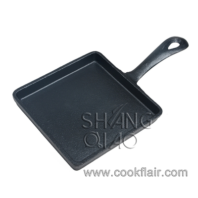 5.5 Inch Mini Square Cast Iron Skillet Pan